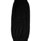 Black Cashmere Knitted Neck Warmer Foulard Scarf