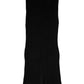 Black Cashmere Knitted Neck Warmer Foulard Scarf