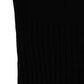 Black Cashmere Knitted Neck Warmer Foulard Scarf