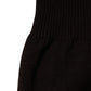 Brown Cashmere Knitted Neck Warmer Foulard Scarf