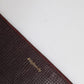 Brown Leather #DGFAMILY Embellished Men Clutch Pouch Bag