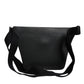 Black Calfskin Logo Plaque Belt Waist Men Fanny Pack Bag
