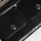 Black Leather Logo Purse Shoulder Crossbody Bag