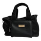 Black Shoulder Strap Pet Carry Logo Plaque Bag