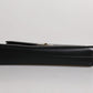 Black Leather Logo Plaque Document Briefcase Bag