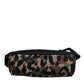 Multicolor Leopard DG Logo Belt Waist Fanny Pack Bag