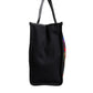 Multicolor Graphic Printed Top Handle Shopping Tote Bag