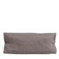 Grey Alpaca Wool Logo Plaque Tote Shoulder Bag