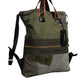 Military Green Patchwork Rucksack Backpack Bag