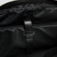 Black Leather Document Briefcase Top Handle Bag