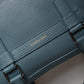 Blue Logo Double Handle Messenger Briefcase Bag