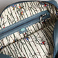 Blue Logo Double Handle Messenger Briefcase Bag
