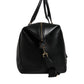Black Calfskin Leather Hand Shoulder Duffle Bag