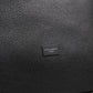 Black Calfskin Leather Hand Shoulder Duffle Bag