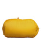 Yellow Orange Nylon Logo Plaque Hand Shoulder Duffle Bag
