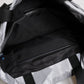 Gray Camo Cotton Multiple Compartments Tote Bag