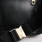 Black Logo Leather Belt Waist Shoulder Men Crossbody Bag