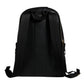 Black DG Leather Logo Print Travel Back Pack Bag