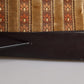 Beige Maroon Velvet Leather Jacquard Travel Handbag Bag