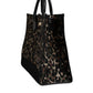 Multicolor Leopard Shopping Tote Shoulder Bag