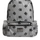 Polyester Gray Black DG Logo Plaque Backpack Bag