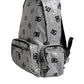 Polyester Gray Black DG Logo Plaque Backpack Bag
