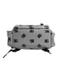 Polyester Gray Black DG Logo Plaque Backpack Bag