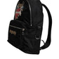 Black Nylon #DGFAMILY Embellished Backpack VULCANO Bag