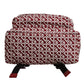 Red White DG Logo Print Nylon Travel Backpack Bag