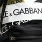 Black Logo Tape Polyamide School Travel Backpack Bag