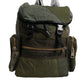 Military Green Patchwork Travel Backpack Bag