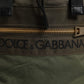 Military Green Patchwork School Backpack Bag