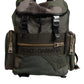 Military Green Patchwork Travel Backpack Bag