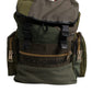 Military Green Patchwork Travel Backpack Bag