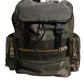 Military Green Patchwork School Backpack Bag
