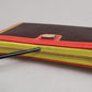 Brown Textured Leather Zip Around Continental Wallet