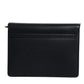 Black Calfskin Leather Shoulder Strap Bag
