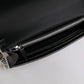 Black Calfskin Leather Chain Strap Shoulder Crossbody Bag
