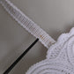 White Cordonetto Lace Beatrice Tote Shopping Bag