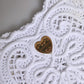 White Cordonetto Lace Beatrice Tote Shopping Bag