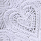 White Cordonetto Lace Beatrice Tote Shopping Bag