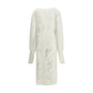 Crocheted design Long Jacket