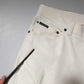 Off White Cotton Stretch Skinny Denim Jeans