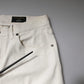 Off White Cotton Stretch Skinny Denim Jeans