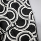 Black White Linen Bermuda Shorts
