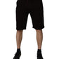 Maroon Cotton Sweatshorts Men Bermuda Shorts