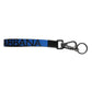 Blue Logo Nylon Silver Brass Men Holder Keychain Keyring
