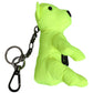 Green Bear Embroidered Logo Keychain Clasp Keyring