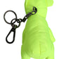 Green Bear Embroidered Logo Keychain Clasp Keyring