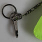 Green Bear Embroidered Logo Keychain Clasp Keyring